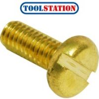 Pan Head Brass Screw M4 x 12mm