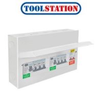 Axiom 8 Way Type A Dual RCD Consumer Unit + 6 MCBs 8 Way