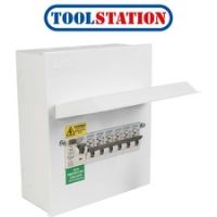 Axiom Metal Consumer Unit + 80A Type A RCD + 6 MCBs 6 Way