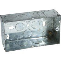 Metal Box 2 Gang 35mm