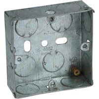 Metal Box 1 Gang 25mm