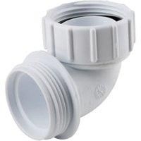 Osma HepVO CV11 Waterless Waste Knuckle Adaptor White - 40mm