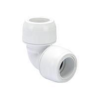 Hep2O Keyless 90deg Elbow 28mm in White