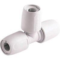 5 x Wavin Hep2O 10mm equal tees. Hep20 Hep 2o 20 push fit tee HD10/10W