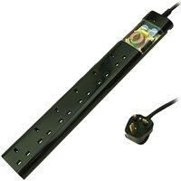 Tacima CS947 6 Way UK Mains Conditioner Surge Protection Interference Filter 2M