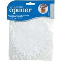 KitchenCraft KCJAR Rubber Jar Opener Grip, 15 cm, White