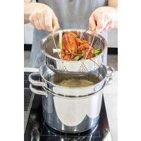 KitchenCraft 7.5 L Clearview Stainless Steel Multi Cooker