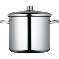 MasterClass MCSTPOT26 Induction-Safe Stainless Steel Stock Pot with Lid, 11 Litre, Silver