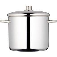 MasterClass MCSTPOT26 Induction-Safe Stainless Steel Stock Pot with Lid, 11 Litre, Silver