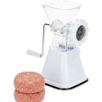 KitchenCraft Hand Meat Mincer with Suction Clamp, Plastic / Stainless Steel, 25 x 17 cm