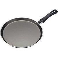 Kitchencraft Aluminium NonStick Crepe/Pancake Pan With Recipe (24Cm)
