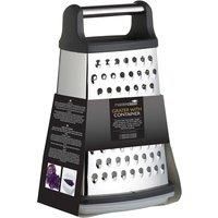 MasterClass Stainless Steel Box Grater with Container, 23 cm (9")