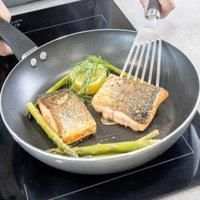 KitchenCraft Eco Non Stick Frying Pan, PFOA Free, Aluminium, Black, 28 cm