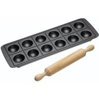 Ravioli Mould with Rolling Pin Kitchen Craft World of Flavours - Non-Stick