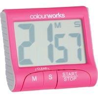 Kitchen Craft Colour Works Electric timer Assorted colour (100 minutes)
