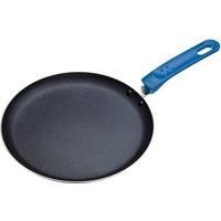 Colourworks CWCPBLU KitchenCraft Non-Stick Pancake Pan, Aluminium, Blue, 24 cm