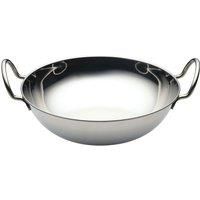 World Of Flavours Indian Large Stainless Steel Balti Dish