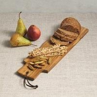 KitchenCraft Artesà Acacia Wood Baguette Board/Serving Plank, 48 x 13 cm