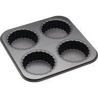 Master Class Non-Stick 4 Hole Flan Tin