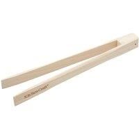 KitchenCraft Toast Tongs, Beechwood, 25cm