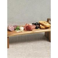 Artesa Raised Wooden Serving Platter, 37 x 12 x 13 cm