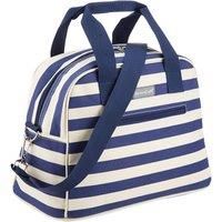 KitchenCraft The Great Outdoors 11.5L Cool Bag, 4 Hour Insulation Holdall Cooler, Blue / White Nautical Stripes