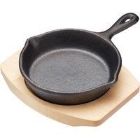 Artesa Masterclass Oven to Table11cm Cast Iron Frying Pan With Board new in box