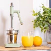 KitchenCraft Heavy Duty Lever-Arm Manual Orange Juicer, Sage #302