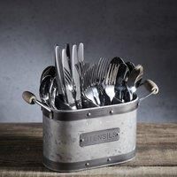 Industrial Kitchen Galvanised Steel Utensil Holder