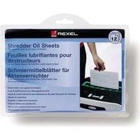 REXEL Shredder Oil A5 Sheets  Pack of 12