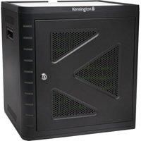 Kensington Charge and Sync Cabinet, Ultra-Secure Multiple Tablet Charging and Storage Cabinet with Space For Up To 10 Tablets, Temper-Resistant Door and Cooling Fan (K67862EU)