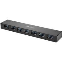 Kensington USB 3.0 7-Port Hub, Transfer Speeds up to 5 Gbps - 3 Amps for Fast Charge Smartphones and Tablets, Plug and Play Installation, HP, Dell, Windows, Macbook Compatible, K39123EU