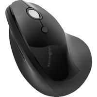 Kensington Wireless Mouse - Pro Fit Ergonomic Vertical 2.4GH Wireless Mouse with Scroll Wheel and 4 Buttons to Prevent Mouse Arm / Tennis Elbow / RSI Syndrome; Black (K75501EU)