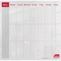 Sasco Desktop Week Planner Whiteboard Home Office School Work Organisation