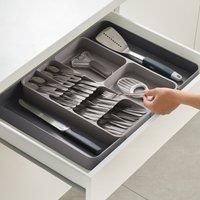 Joseph Joseph DrawerStore Expanding Cutlery, Utensil & Gadgets Organiser - Grey