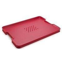 Joseph Joseph Cut&Carve Plus Multi-function Chopping Board (Large) - Red