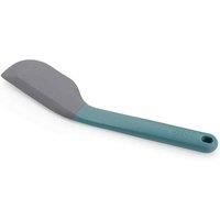 Joseph Joseph Duo Kitchen Non-Stick Silicone Spatula for cooking with angled head, Shaped for mixing bowls, Opal