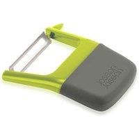 Joseph Joseph Duo Easy-Grip Straight Potato and Vegetable Kitchen Peeler, Green