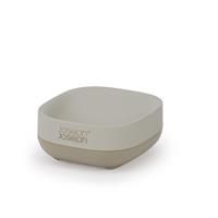 Joseph Joseph Bathroom Slim, Compact, Soap Dish Holder with non-slip base - Matt Finish, Ecru