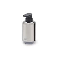 Joseph Joseph EasyStore - Luxe Stainless-steel Soap Pump with fill-level window, easy-push pump head, non-slip base, refillable