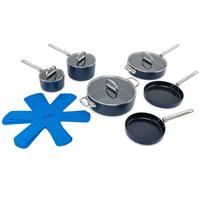 Joseph Joseph Space Folding Handle Ceramic Non-Stick 6-Piece Saucepan Set
