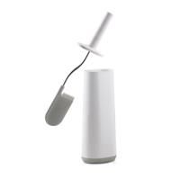 Joseph Joseph Bathroom Flex Plus Smart Toilet Brush with Storage Bay- White/Grey