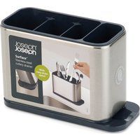 Joseph Joseph Surface Stainless Steel Cutlery Drainer - Silver Easy Drain Spout