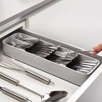 Joseph Joseph DrawerStore Compact Cutlery Organiser tray- Grey