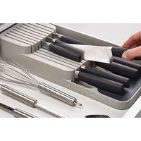 Joseph Joseph 85141 DrawerStore Compact Cutlery Organiser Tray - White