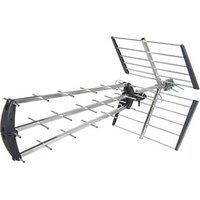 TV Aerial Antenna Tri Boom 14dB Gain 5G Filtered Mast Mounted For Indoor Outdoor