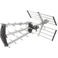 Labgear High Gain TV Aerial Tri-Boom F Type Indoor Outdoor 470-694 MHz 1.35 Kg