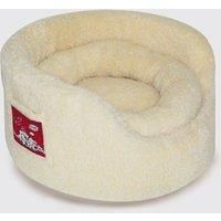 Danish Design My First Bed Sherpa Fleece Removable Comfort Ring Waterproof Liner Puppy Bed, Cream
