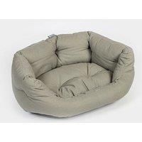 Danish Design Vintage Dogstooth Grey Machine Washable Removable Mattress Dog/Puppy Deluxe Slumber Bed 30 Inch 76 cm