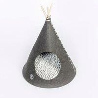 Danish Design Pet Hooded in Grey Grey Small (11 -25 lbs)